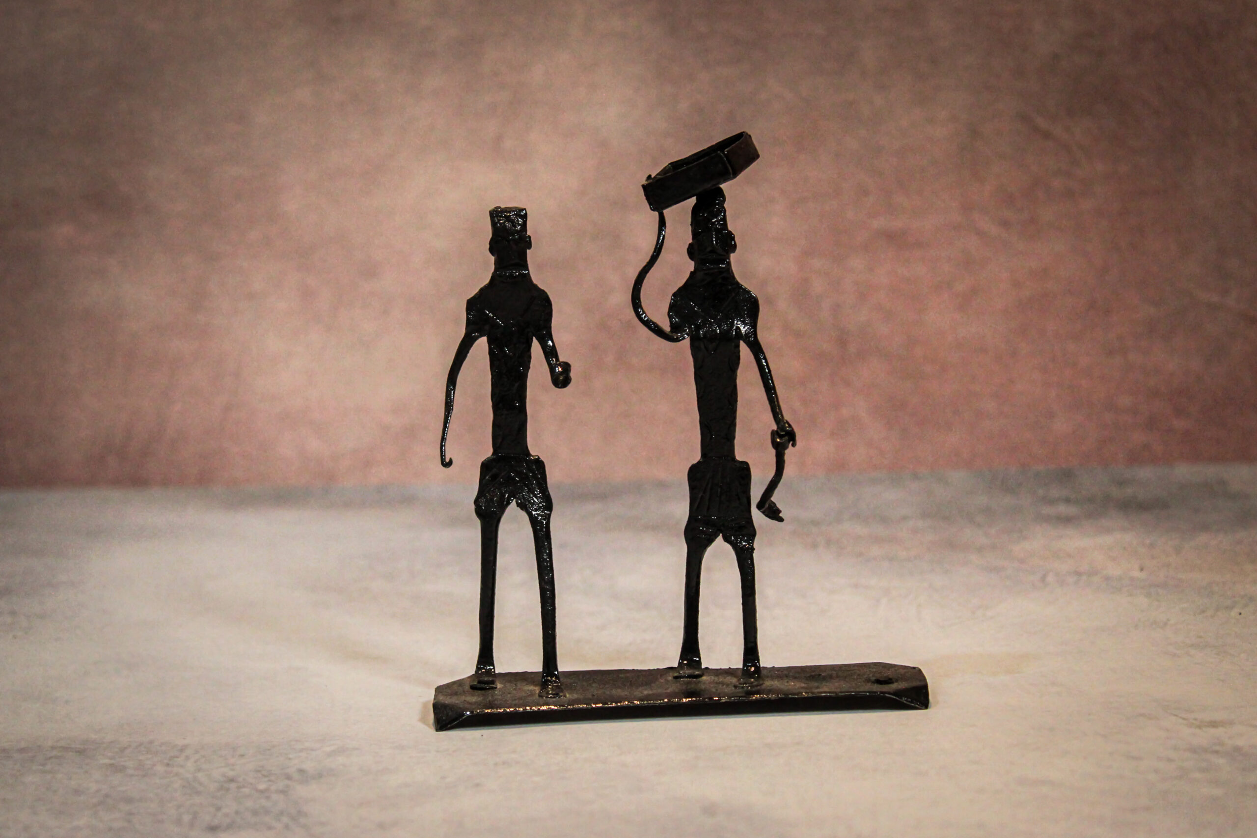 Two Men - Metal Art
