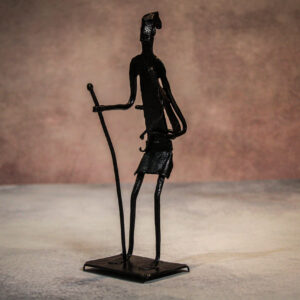 Old Women & Child- Iron art