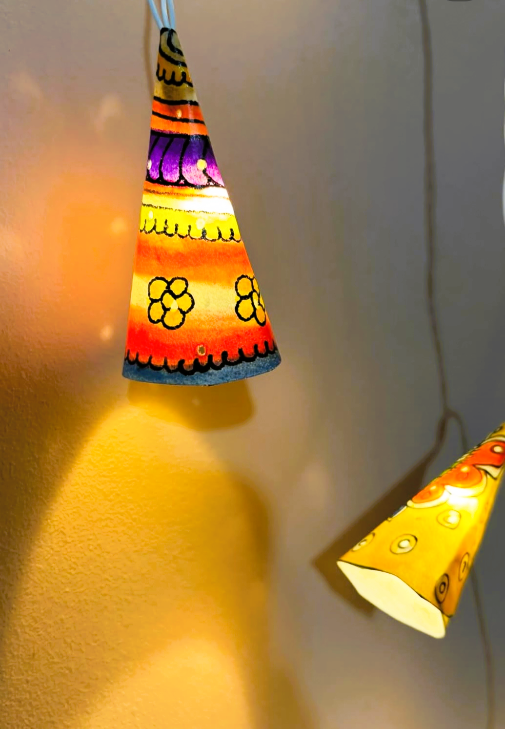 Hand-Painted Decorative Fairy Lights - Image 3