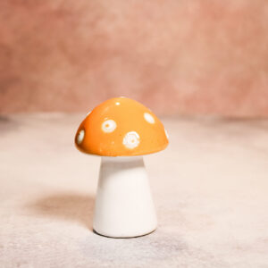 Cute Ceramic Mushroom Decorative Showpiece